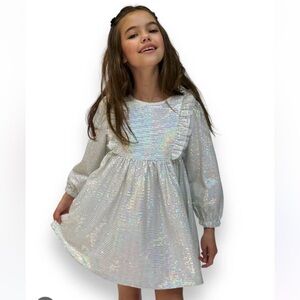 NWT Lola + The Boys Iridescent Sequin Dress Size 6